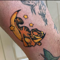 custom fine-line tattoo by Estelle at Have Faith Tattoo Bath