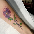 custom fine-line tattoo by Estelle at Have Faith Tattoo Bath