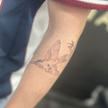 custom traditional tattoo by Estelle at Have Faith Tattoo Bath