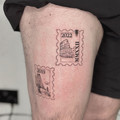 custom traditional tattoo by Estelle at Have Faith Tattoo Bath