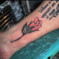 custom traditional tattoo by Estelle at Have Faith Tattoo Bath