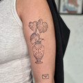 custom traditional tattoo by Estelle at Have Faith Tattoo Bath