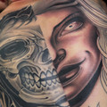 black and grey tattoo by Jo at Have Faith Tattoo Bath