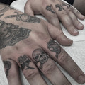 black and grey tattoo by Jo at Have Faith Tattoo Bath
