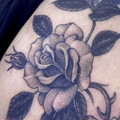 black and grey tattoo by Jo at Have Faith Tattoo Bath