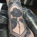 black and grey tattoo by Jo at Have Faith Tattoo Bath