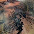 black and grey tattoo by Jo at Have Faith Tattoo Bath