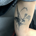 fine-line tattoo by Jo at Have Faith Tattoo Bath