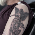 fine-line tattoo by Jo at Have Faith Tattoo Bath
