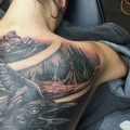 fine-line tattoo by Jo at Have Faith Tattoo Bath