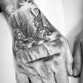 fine-line tattoo by Jo at Have Faith Tattoo Bath