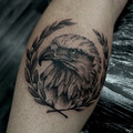 black and grey tattoo by Lottie at Have Faith Tattoo Bath