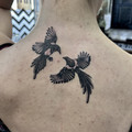 black and grey tattoo by Lottie at Have Faith Tattoo Bath