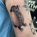 black and grey tattoo by Lottie at Have Faith Tattoo Bath