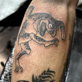 black and grey tattoo by Lottie at Have Faith Tattoo Bath