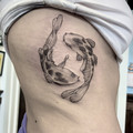 black and grey tattoo by Lottie at Have Faith Tattoo Bath