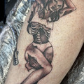 fine-line tattoo by Lottie at Have Faith Tattoo Bath