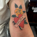 fine-line tattoo by Lottie at Have Faith Tattoo Bath