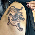 fine-line tattoo by Lottie at Have Faith Tattoo Bath