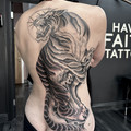 fine-line tattoo by Lottie at Have Faith Tattoo Bath