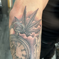 fine-line tattoo by Lottie at Have Faith Tattoo Bath