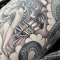 japanese traditional tattoo by Lottie at Have Faith Tattoo Bath
