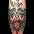 dynamic colour realism tattoo by Will at Have Faith Tattoo Bath