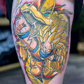 dynamic colour realism tattoo by Will at Have Faith Tattoo Bath