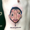 script tattoo by Will at Have Faith Tattoo Bath