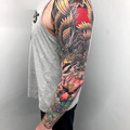 script tattoo by Will at Have Faith Tattoo Bath